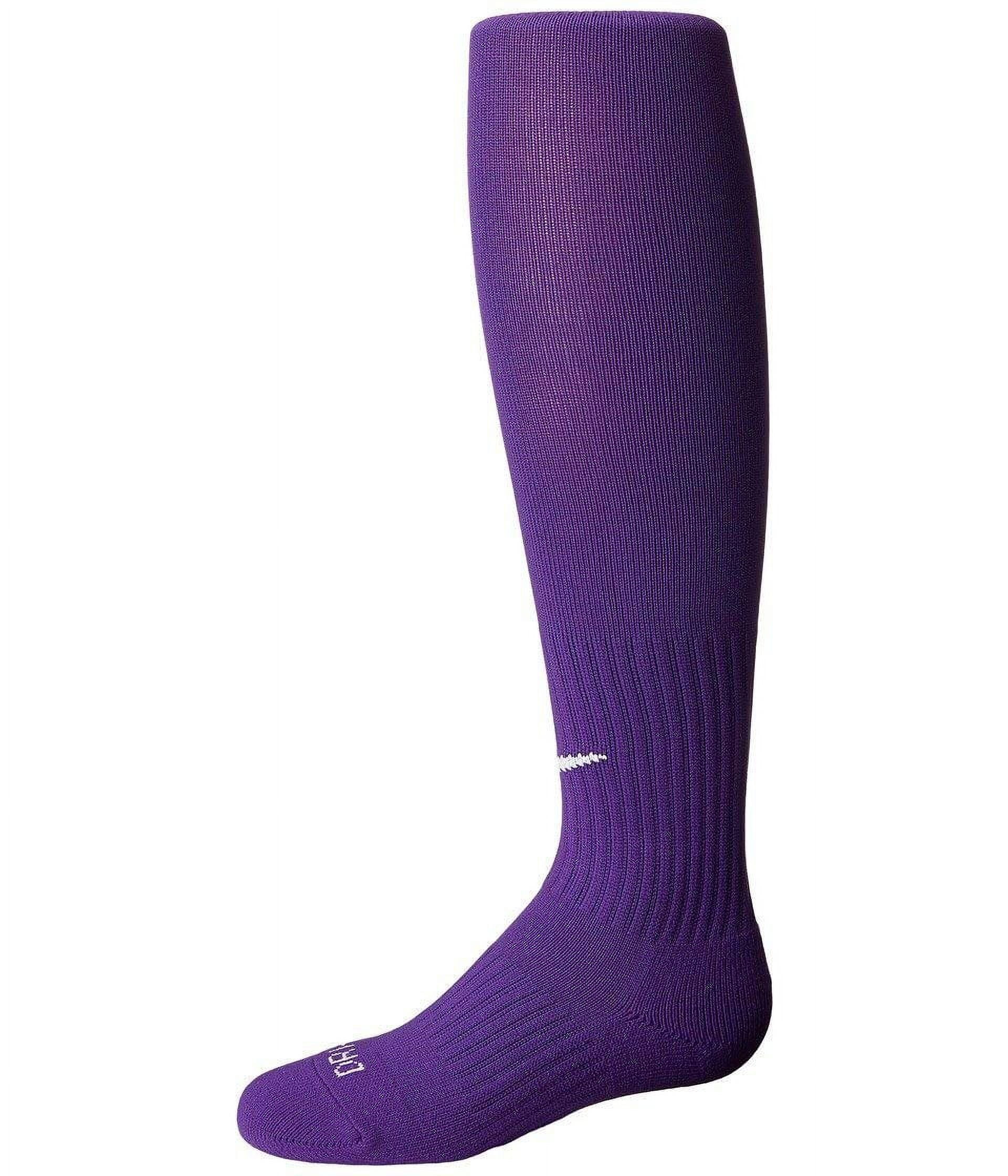 purple nike soccer socks