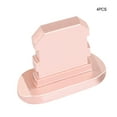 thumbnail image 4 of Methold 4Pcs Mobile Phone Stopper Dust Proof USB Protection Anti-dust Cap Micro Charging Port Replacement for 13/Mini/Pro/Pro Max Cables de audio/vídeo Oro rosa, 4 of 4