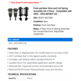 thumbnail image 2 of Front and Rear Strut and Coil Spring Assembly Set 4 Piece - Compatible with 2002 - 2004 INFINITI I35 2003, 2 of 2