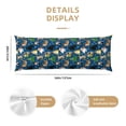 thumbnail image 3 of Balery Different Cats Christmas Funda Protectora para Almohada Corporal de Algodón Hipoalergénico con Cierre(55 x 21 pulgadas), Almohadas No Incluidas, 3 of 7