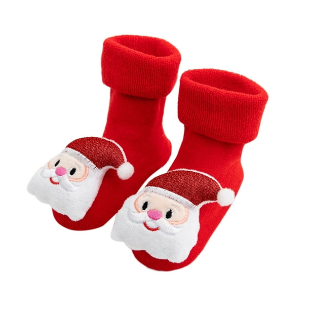 XZNGL Christmas Socks for Girls Christmas Newborn Baby Girls Boys