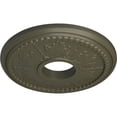 thumbnail image 3 of Ekena Millwork 13 7/8"OD x 3 3/4"ID x 1 1/4"P Tirana Ceiling Medallion (Fits Canopies up to 4 3/4"), Hand-Painted Witch Hazel, 3 of 6