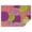 Pink Floral and-1, variant on Multicolor Ethnic Geometric Pattern Rectangle Tablecloth 60"x84",Waterproof Polyester Rectangle Table Cloth, Wipeable Spillproof Polyester Tablecloth for Dining, Camping, Indoor and Outdoor