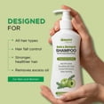 thumbnail image 6 of Amla Bhringraj Shampoo with Pro-Vitamin B5 & Aloe Vera – Daily Hair Cleanser for Soft & Manageable Hair – Suitable for Men & Women, All Hair Types, 6 of 10