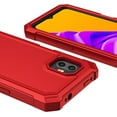 thumbnail image 3 of For Samsung Galaxy XCover7 Pro G766 Slim Tough Hybrid Cell Phone Cover Case - Red, 3 of 6