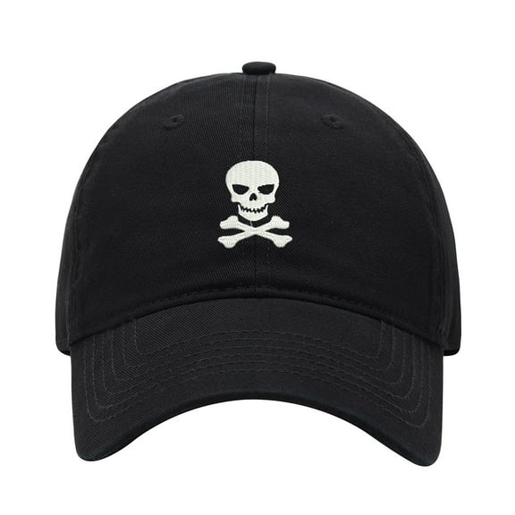 Baseball Cap Embroidered Hat for Skull & Crossbones Men's Adjustable Cotton Unisex Embroidery Baseball Caps