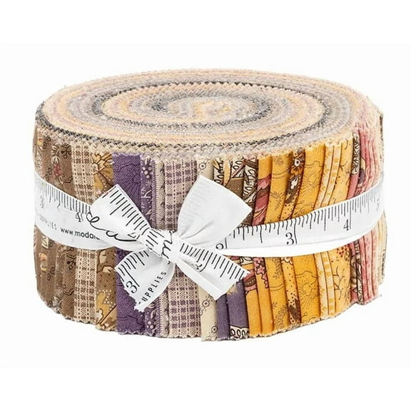Moda - Wild Orchid Jelly Roll by Blackbirds Designs 40 pcs