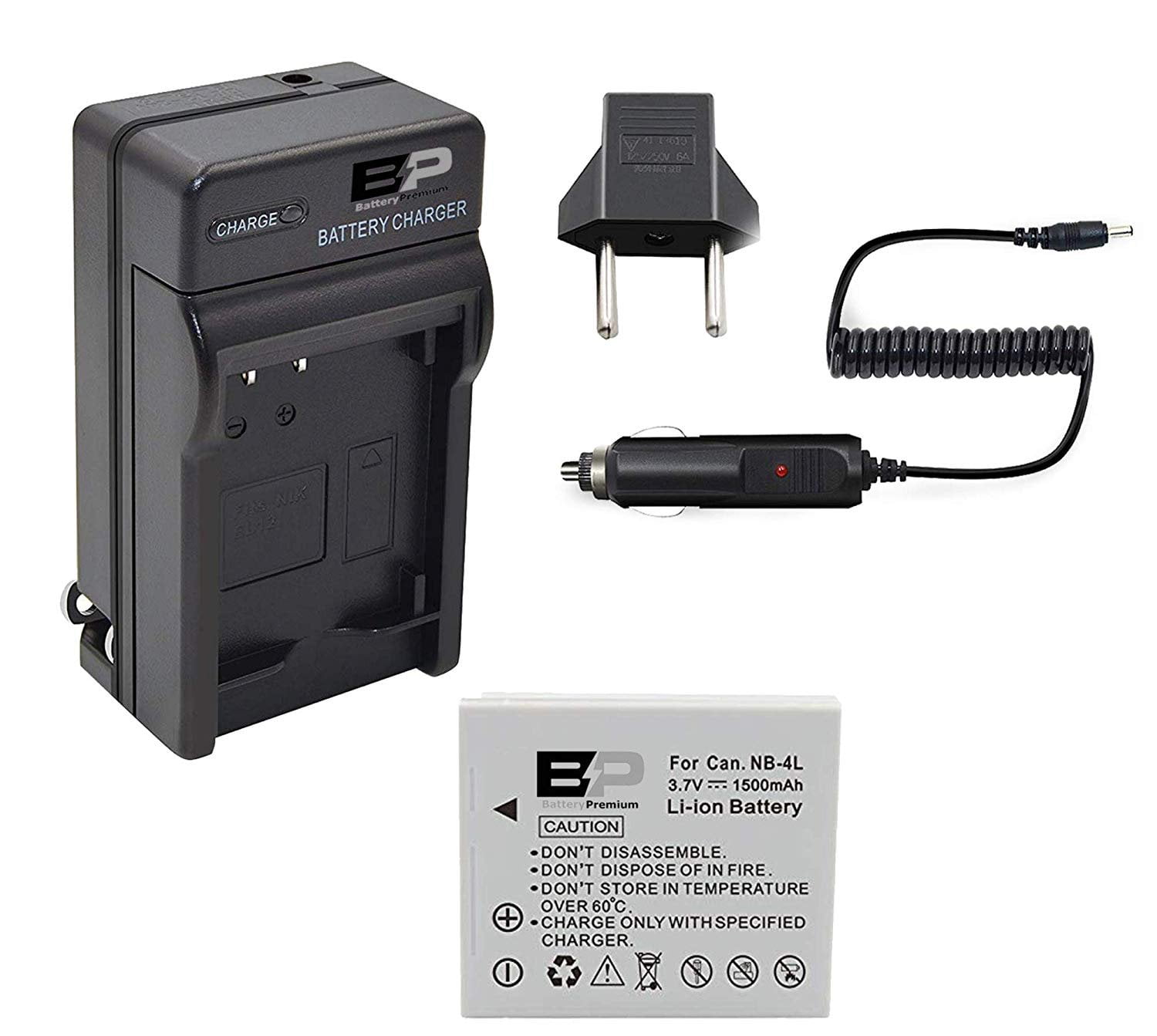 Camera Battery Charger For Canon Power G10 G11 G12 SX30 IS NB-7L NB7 US Plug 