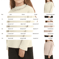 thumbnail image 3 of Coerni Girls' Velvet Bottoming Shirt Crewneck Sweater Kids Fashionable Warm Tops Toddler Baby Cozy Pullover Thickened Sweatshirt, 3 of 5