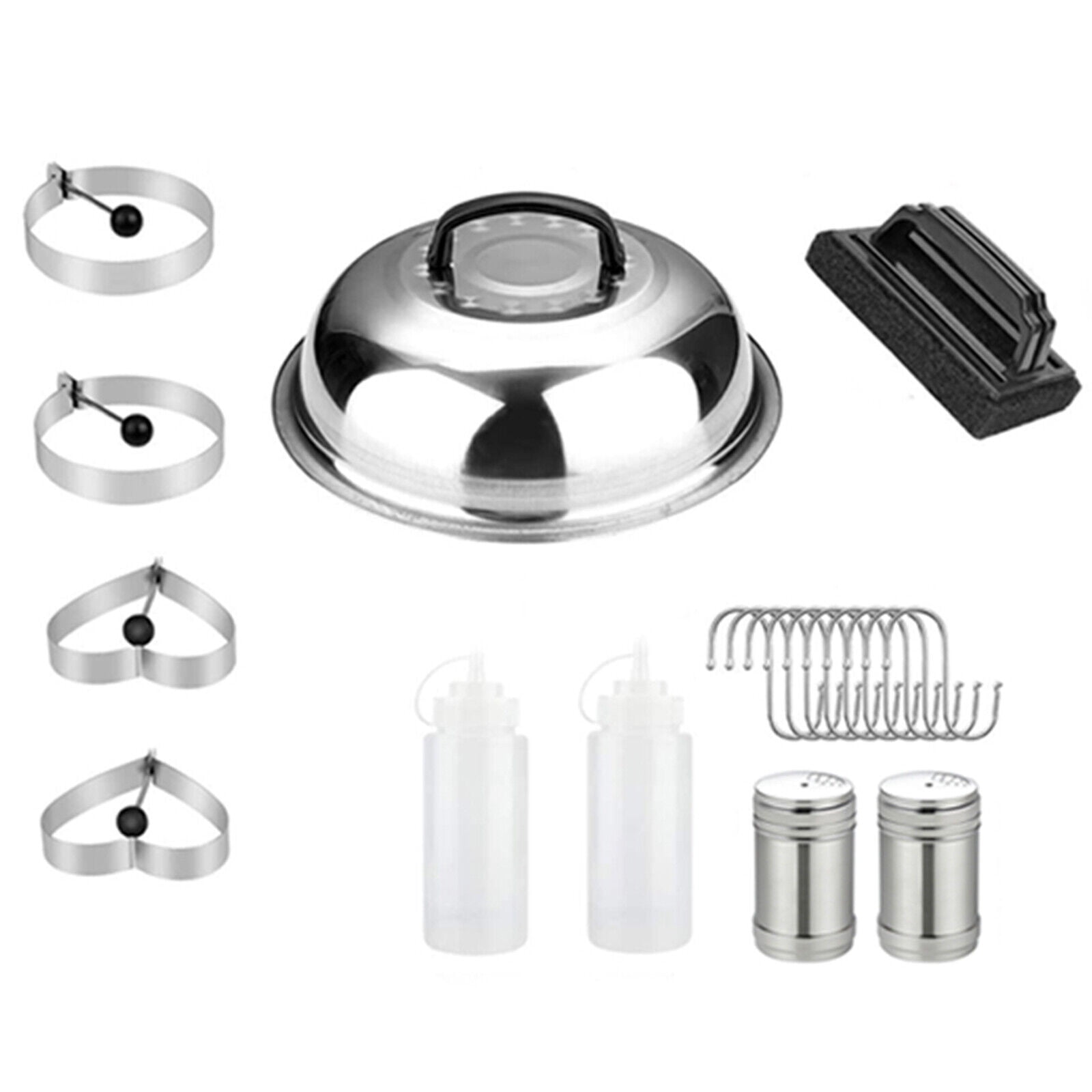 SHANNA Blackstone Griddle Accessories Kit, 38 PCS Griddle Grill Tools Set for Outdoor Camping