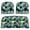 Green Leaves, variant on Eurhowing U-Shaped Tufted Cushion Set 3-Piece, Waterproof Wicker Rattan Sofa Cushion, High Resilience Foam Outdoor Patio Furniture Cushion for Settee, Chair, Bench, Dark Gray
