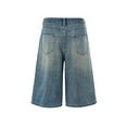 thumbnail image 5 of Kakii Baggy Jean Shorts Men,y2k Jorts Hip Hop, Mens Denim Shorts Loose Fit Vintage Streetwear Summer, 5 of 5