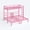 Pink, variant on Ktaxon Metal Twin Triple Bunk Bed, Twin over Twin over Twin XL Bed Frame for 3, Separates Into 3 Twin Beds, White
