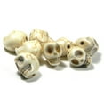 thumbnail image 2 of Natural Bone Colored 1/2 inch Ivory Magnesite Skull Shaped Real Looking Skeleton Beige Stone Beads (10 pieces), 2 of 2