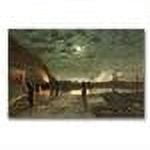 Trademark Fine Art "In Peril" Canvas Wall Art by John Atkinson Grimshaw