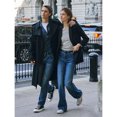 thumbnail image 3 of Nuevos pantalones vaqueros azules acampanados MO europeos y americanos de otoño 2024 de fábrica para mujer, pantalones elásticos adelgazantes de cintura alta, 3 of 5