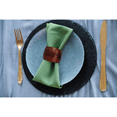 thumbnail image 6 of ILOT Wooden Napkin Rings Set of 12 Handmade Napking Holders for Dining Tableware, Thanksgiving, Party, Table Décor (Rounded), 6 of 6