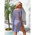 thumbnail image 5 of Alove Women Top Fashion Sexy Hollow Bikini Smock Beach Skirt Knitted Holiday Beach Smock, 5 of 7
