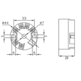 thumbnail image 3 of Transmetteur de Température Pt100 Résistance Thermique Entrée 4-20mA Tension 0-5V10V Sortie Module de Conversion Intégré, 3 of 6