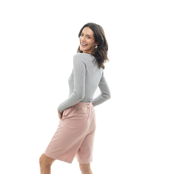 Belted Bermuda Length Short