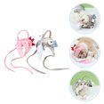 thumbnail image 3 of 2Pcs Cat Teasing Toy Indoor Cat Toy Cat Teasing Wand Cat Teaser Stick Head Wearing Cat Toy, 3 of 8