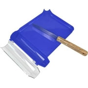 Right Hand Pill Counting Tray with Spatula (Blue - Wood Handle)