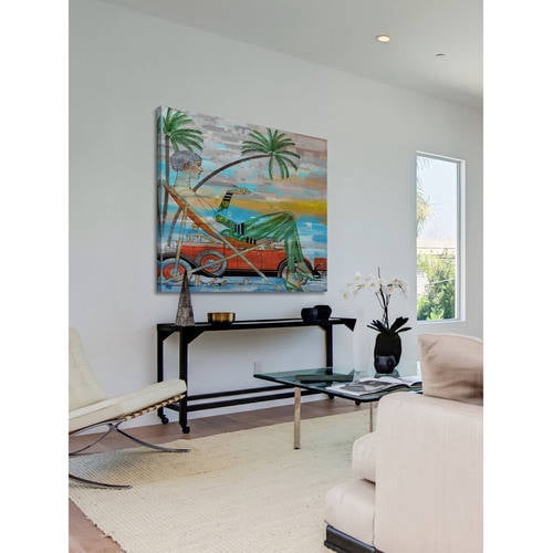 "Lounging" Painting Print on Canvas