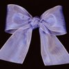 Periwinkle Deco Moire Satin Craft Ribbon 3" x 27 Yards
