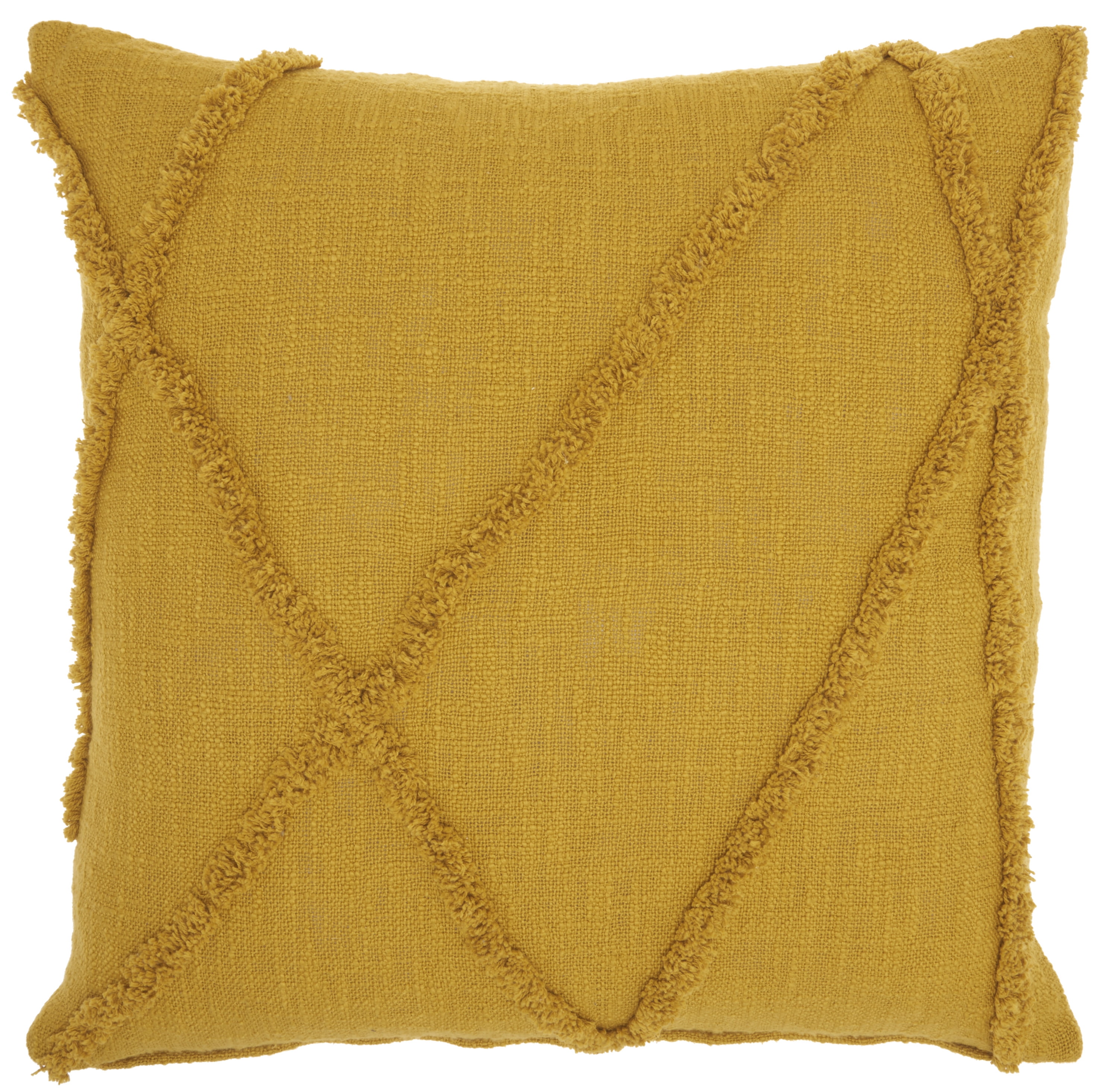 Nourison Life Styles Mustard Decorative Throw Pillow , 24" X 24