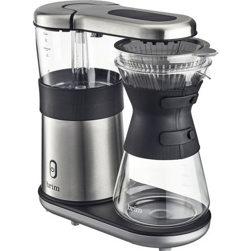 Brim 8Cup Electric Pour Over Coffee Maker Stainless Steel