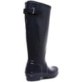 thumbnail image 3 of Hunter Original Women's Tall Adjustable Gloss Rain Boot In Navy Size 6, 3 of 6