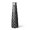 Geometric Square Black Pattern, variant on Geometric Triangle Purple Pattern Cola Shaped Water Bottle 1 Pack, Vacuum Insulated Slim Beverage Bottle Sweat Free Exterior Gifts Ideas for Teens Adults Office Workers Teachers