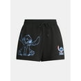 thumbnail image 5 of Stitch Women's Graphic Fleece Shorts, Sizes XXS-XXL, 5 of 5
