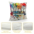 thumbnail image 4 of JEUXUS  Piano Keyboard with Trees Musical Notes Pillow Covers Throw Cushion Covers Square Pillowcase Decorative Throw Cover Pillows for Decor Sofa Bedroom Car, 4 of 5