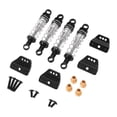 thumbnail image 2 of Xuanheng 4Pcs RC Car Shock Absorbers Replacement Kit with Hydraulic Suspension Accessories And Metal Mounts Suitable for Improving The Ride of The RC Car black, 2 of 8