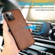 thumbnail image 4 of Funda protectora de cuero magnética para negocios para iPhone 11 12 13 14 15 16 Pro Max Mini XR XS 8 7 Plus SE 2020 Funda tipo billetera con tapa y soporte, 4 of 5