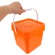 thumbnail image 4 of Cubo de almacenamiento de agua para pintura, pigmento, recipiente con asa, tapa de polipropileno, para pesca, 4 of 6