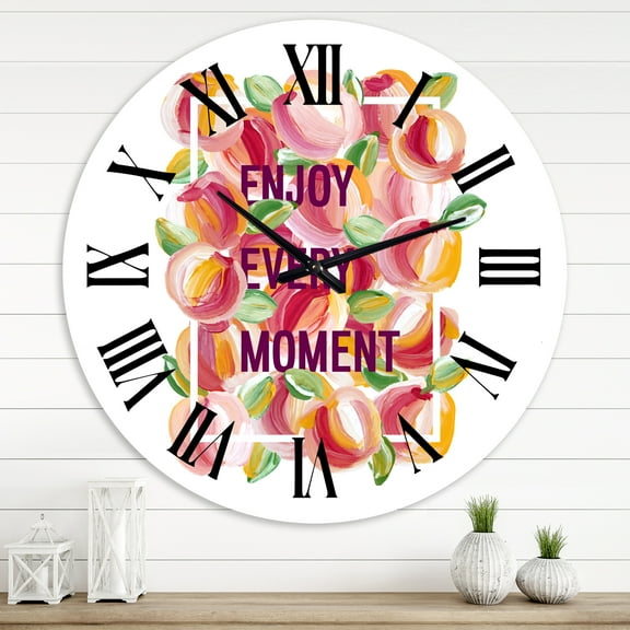 Designart 1 in Quartz Traditional Wall Clock