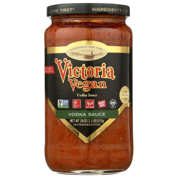 Victoria Pasta Sauce Vegan Vodka, 18 Fl Oz