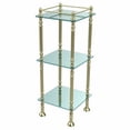thumbnail image 2 of Three Tier Etagere with 14 Inch x 14 Inch Shelves - Antique Bronze, 2 of 7