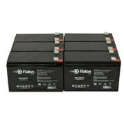 Raion Power 12V 8Ah Replacement Battery for Peg Perego HP0002 - 6 Pack