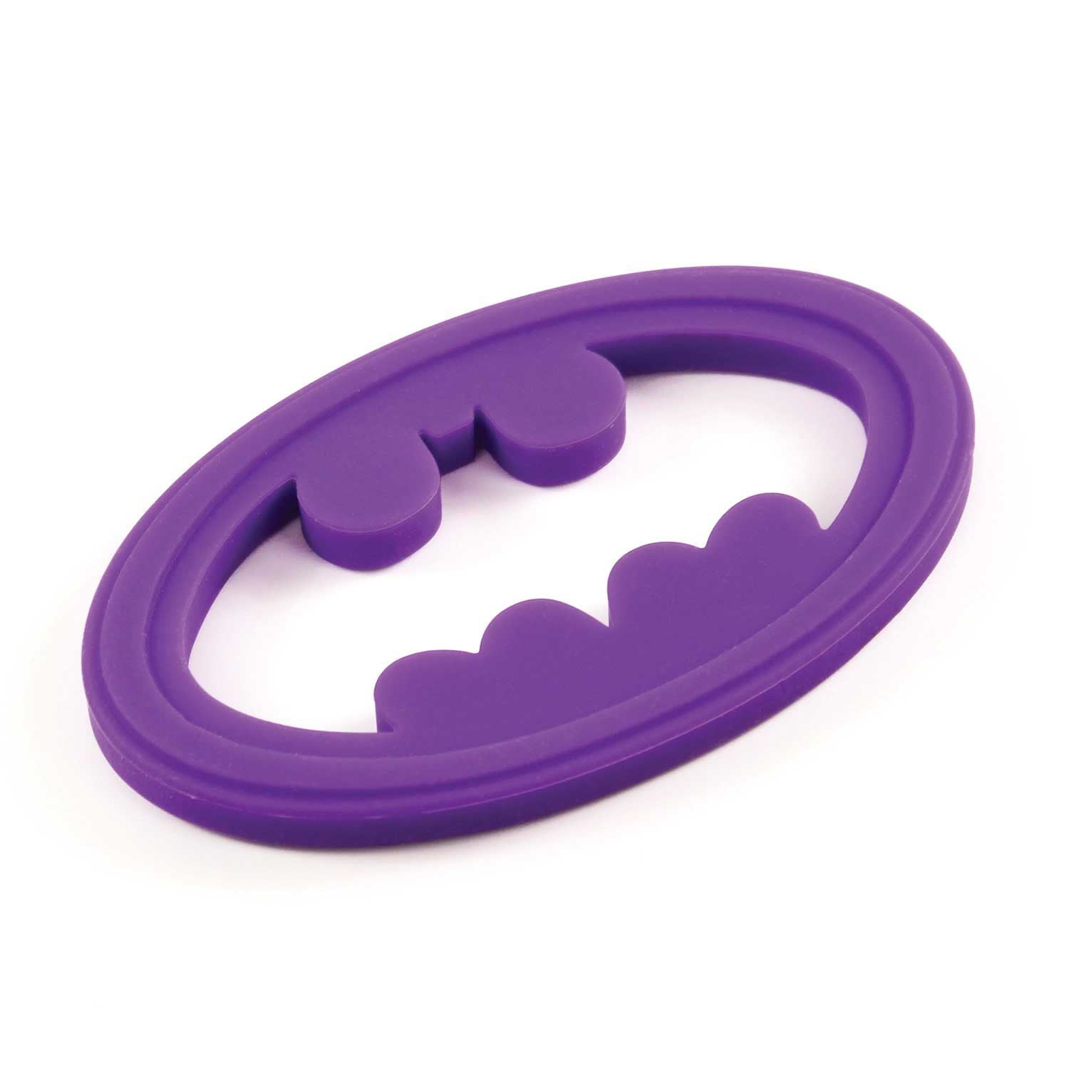 Bumkins DC Comics Batgirl Purple Silicone Baby Teether 