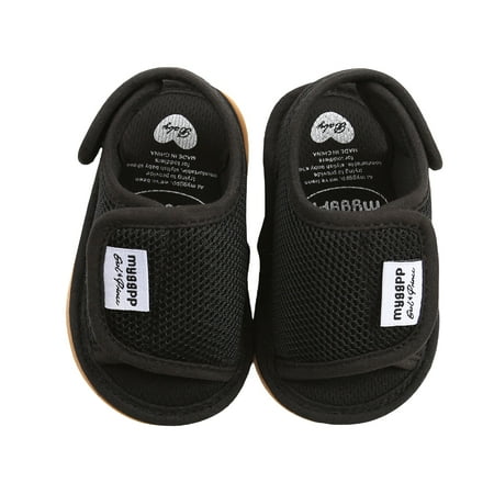 

Luckinbaby Baby Boys Girls Summer Sandals Non-Slip Infant Mesh Crib Shoes