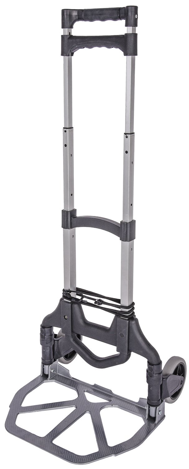 JEGS 87010 Folding Hand Truck 175 lb Capacity Telescopic Handle from 24 1/2 in. 