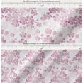 thumbnail image 2 of Soimoi White Cotton Cambric Fabric Poppy Anemone Floral Fabric Prints By Yard 42 Inch Wide, 2 of 7