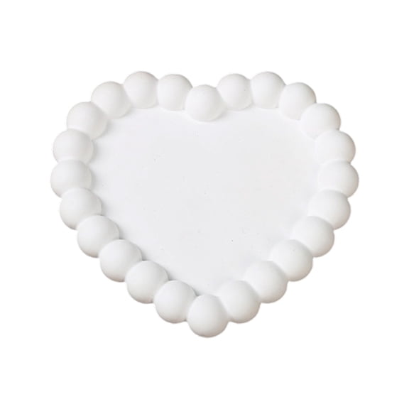 DIY Paintable Plaster Jewelry Display Tray for Organizing Earrings Necklaces Rings and Bracelets - Perfect for Photography Props, Creative Crafting, and Elegant Showcases