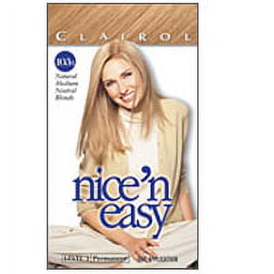 Clairol Nice N Easy, Permanent Hair Color, Natural Medium Neutral Blonde #103A - Kit