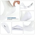 thumbnail image 5 of 9Pack No Show Socks Men White, 5 of 6