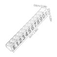 thumbnail image 2 of CRILSTYLEO 10Jgo Soportes Transparentes Para Etiquetas De Precio En Para Tiendas De Joyería, 2 of 7