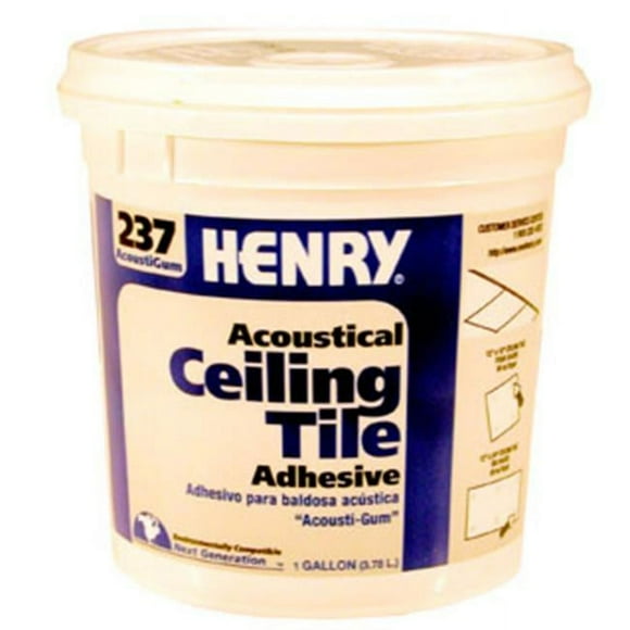 Cronin Company Adhésif Acoustique pour Carrelage de Plafond HY2371G - Pack de 4